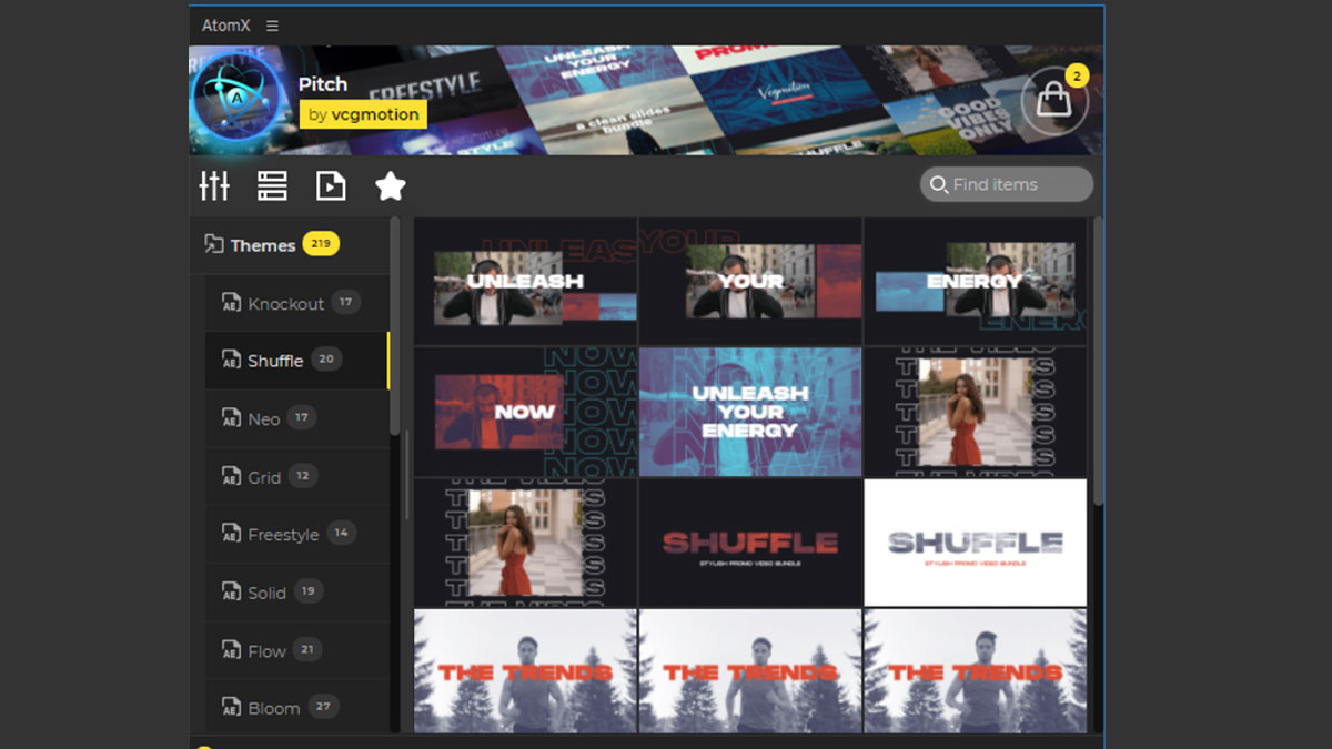 نصب و اجرا اسکریپت AtomX Slides & Assets در افتر افکت