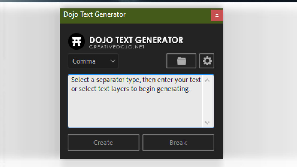 چطور از اسکریپت Dojo Text Generator در افتر افکت استفاده کنیم