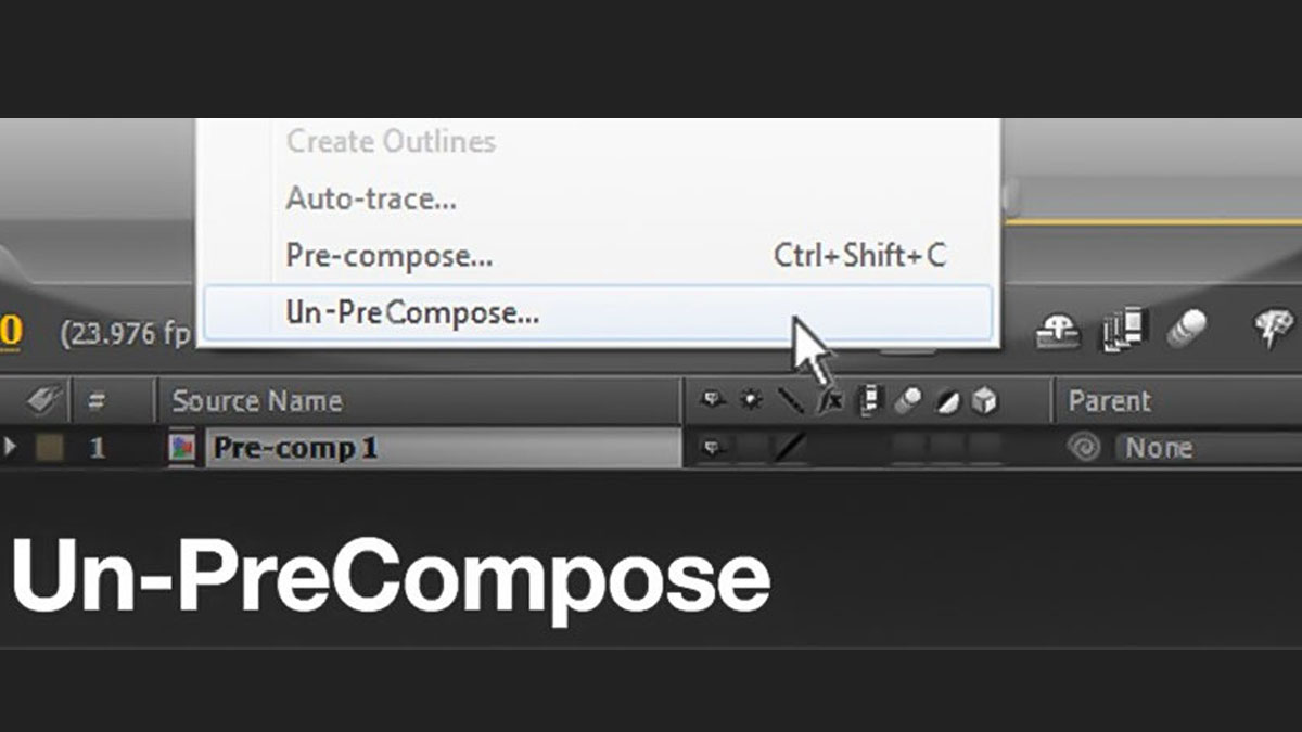 نحوه نصب پلاگین Un-PreCompose در افتر افکت