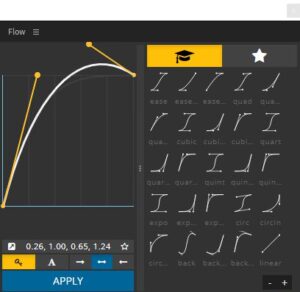 قابلیت سفارشی‌سازی منحنی‌ها