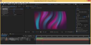 یک نمونه خروجی از پلاگین Free Gradient در افترافکت