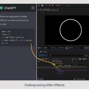 کدنویسی و اکسپرشن نویسی با chatgpt 5 در افتر افکت