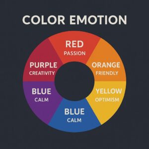 اینفوگرافیک رنگ و احساسات