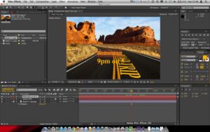 نمونه ای از پروژه تایپ‌انیمیت در محیط افتر افکت