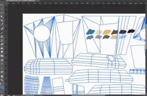 آموزش کامل UV Mapping در سینما فوردی 20 تکسچرینگ در فتوشاپ 2
